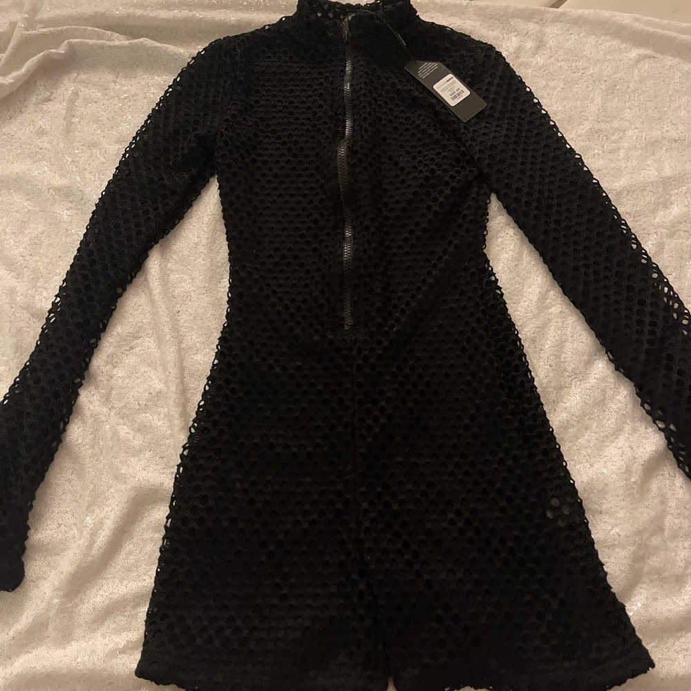 Fashion nova zip up romper